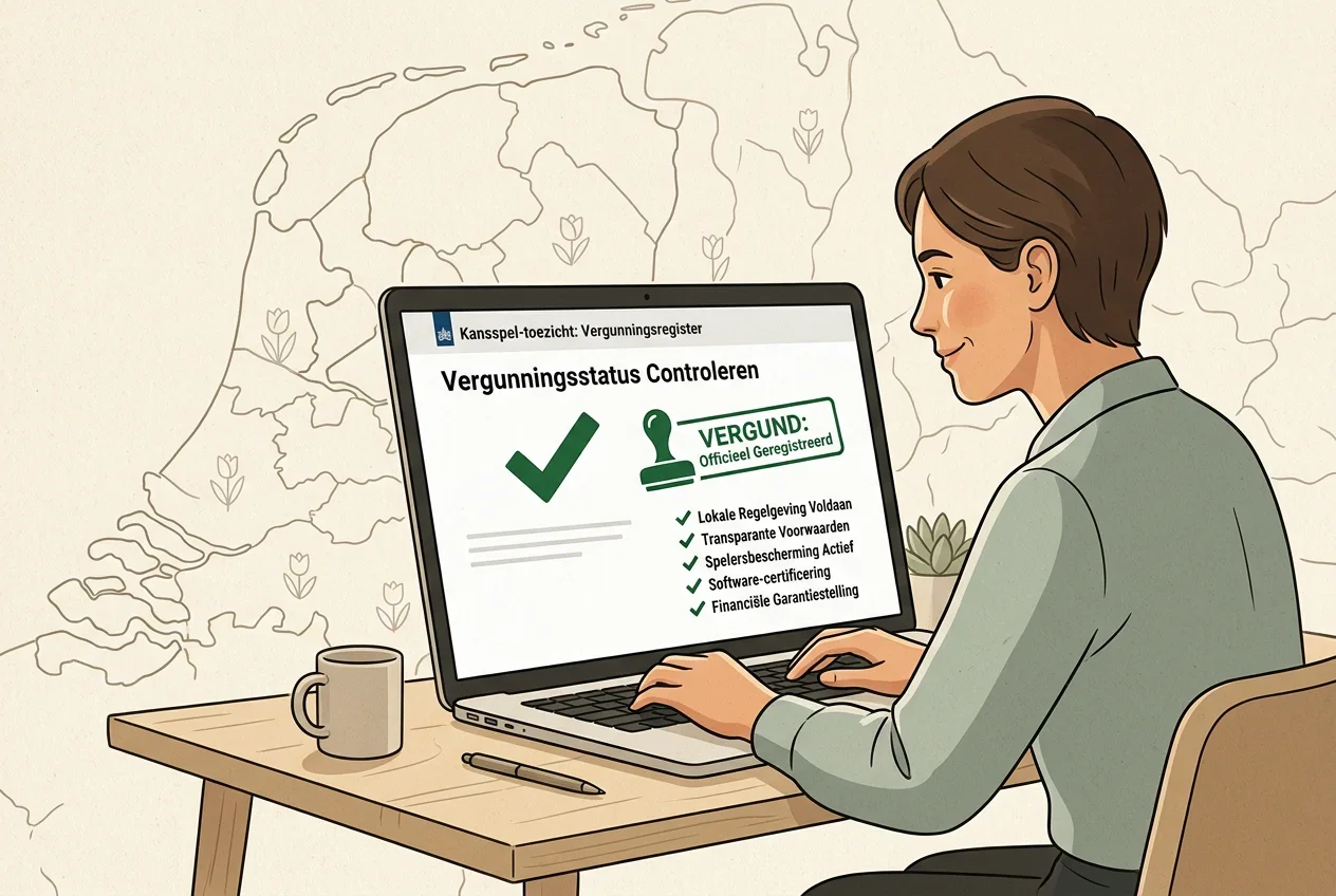 Schematische controle van aanbieder website en app in de Kansspelwijzer